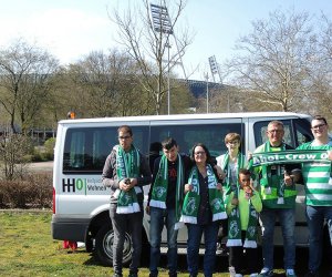 Auf zum gemeinsamen Fußballerlebnis: Neun Fans fahren zum Heimspiel ins Weser-Stadion nach Bremen